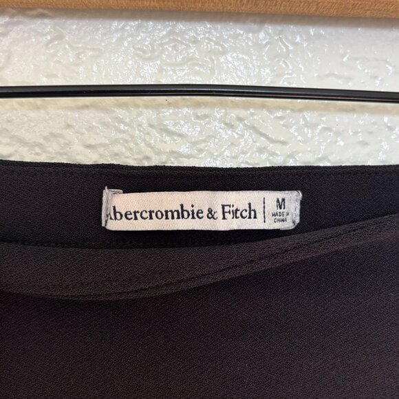Abercrombie & Fitch Side Slit Black Midi Skirt - Picture 4 of 5